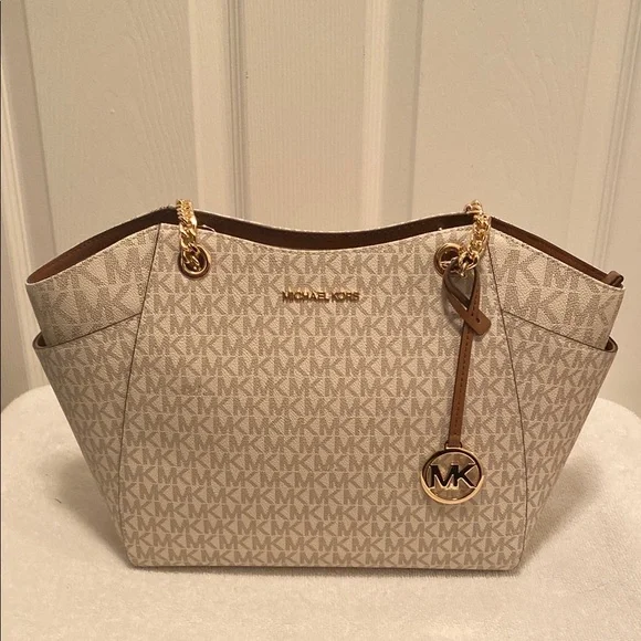 Brand New Michael Kors Chain Shoulder Tote Bag… - Picture 1 of 7